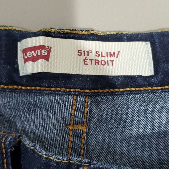 LEVI'S 511 26" waist dark was slim fit jeans - Picture 6 of 8